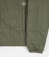 Adidas Quilted Jacket Legacy Green Feather Grey Flatspot