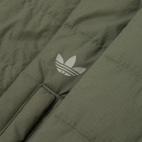 Adidas Quilted Jacket - Legacy Green / Feather Grey thumbnail