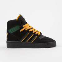 Adidas Rivalry Hi OG 'Na-Kel' Shoes - Core Black / Collegiate Gold / Collegiate Green thumbnail