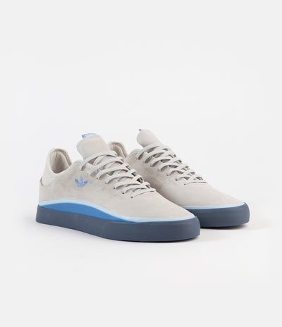 Adidas Sabalo Shoes - Raw White / Glow Blue / Real Blue