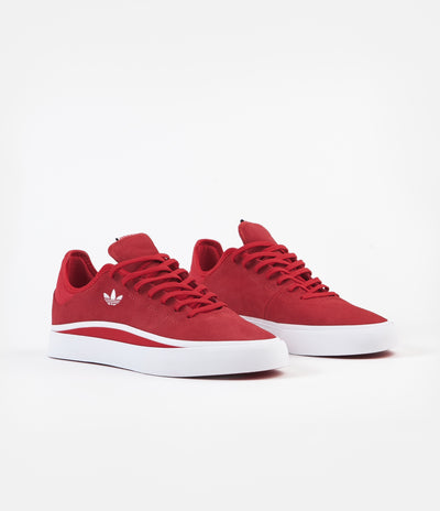 Adidas Sabalo Shoes - Scarlet / White / Scarlet