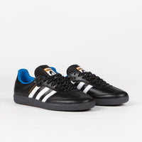Adidas Gino Iannucci Samba ADV Shoes in Core Black and FTWR White / Bluebird thumbnail
