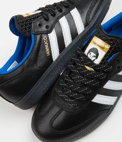Adidas Gino Iannucci Samba ADV Shoes - Core Black / FTWR White / Bluebird