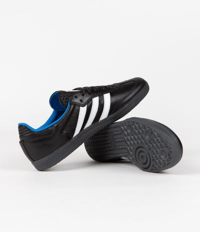 Adidas Gino Iannucci Samba ADV Shoes in Core Black and FTWR White / Bluebird
