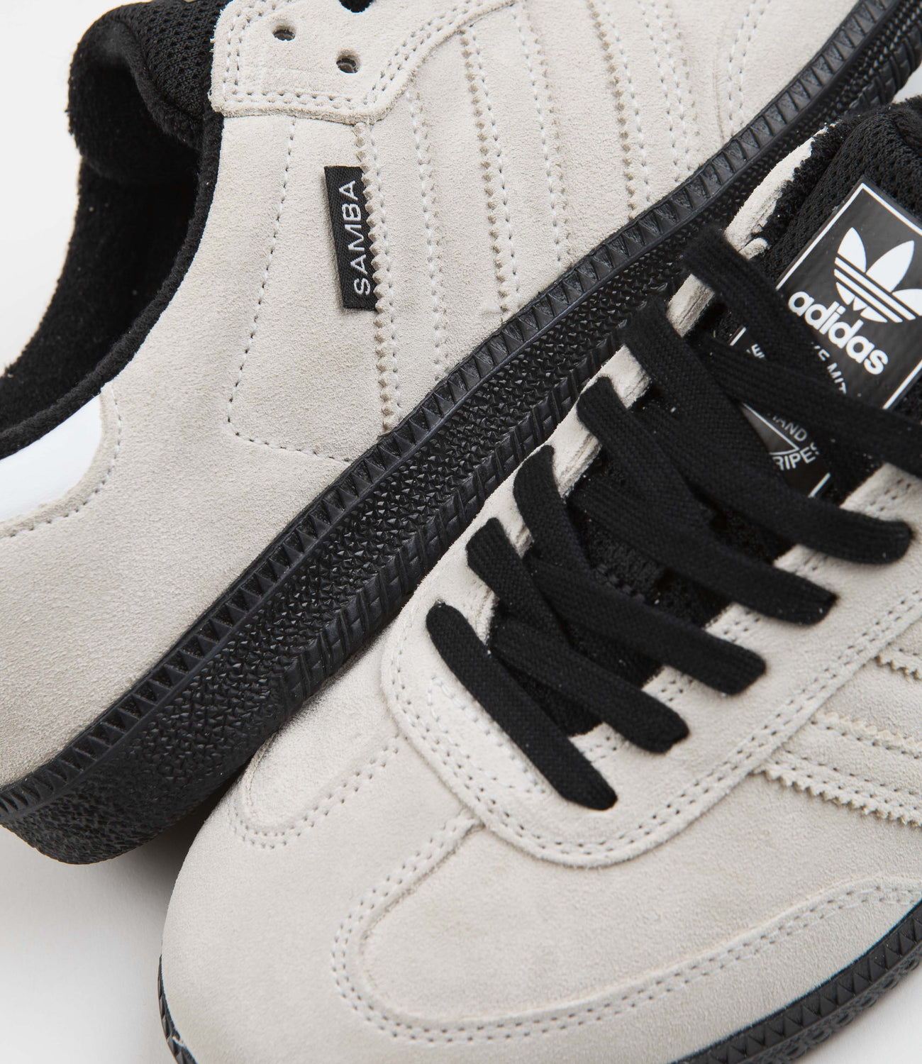 Adidas Samba ADV Shoes FTWR White Core Black Bluebird Flatspot