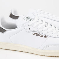 Adidas Samba ADV Shoes - FTWR White / FTWR White / Shadow Olive thumbnail