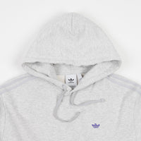 Adidas Shmoo Hoodie - Light Grey Heather / Purple thumbnail