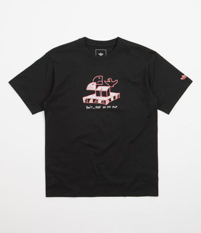 Adidas Shmoofoil Don't Flip T-Shirt - Black / Multi