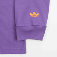 Adidas Shmoofoil Pool Long Sleeve T-Shirt - Purple Rush / Multi thumbnail