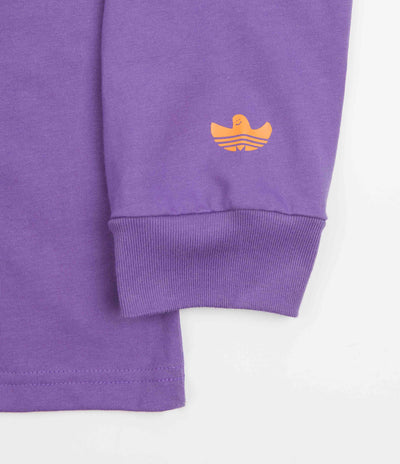 Adidas Shmoofoil Pool Long Sleeve T-Shirt - Purple Rush / Multi