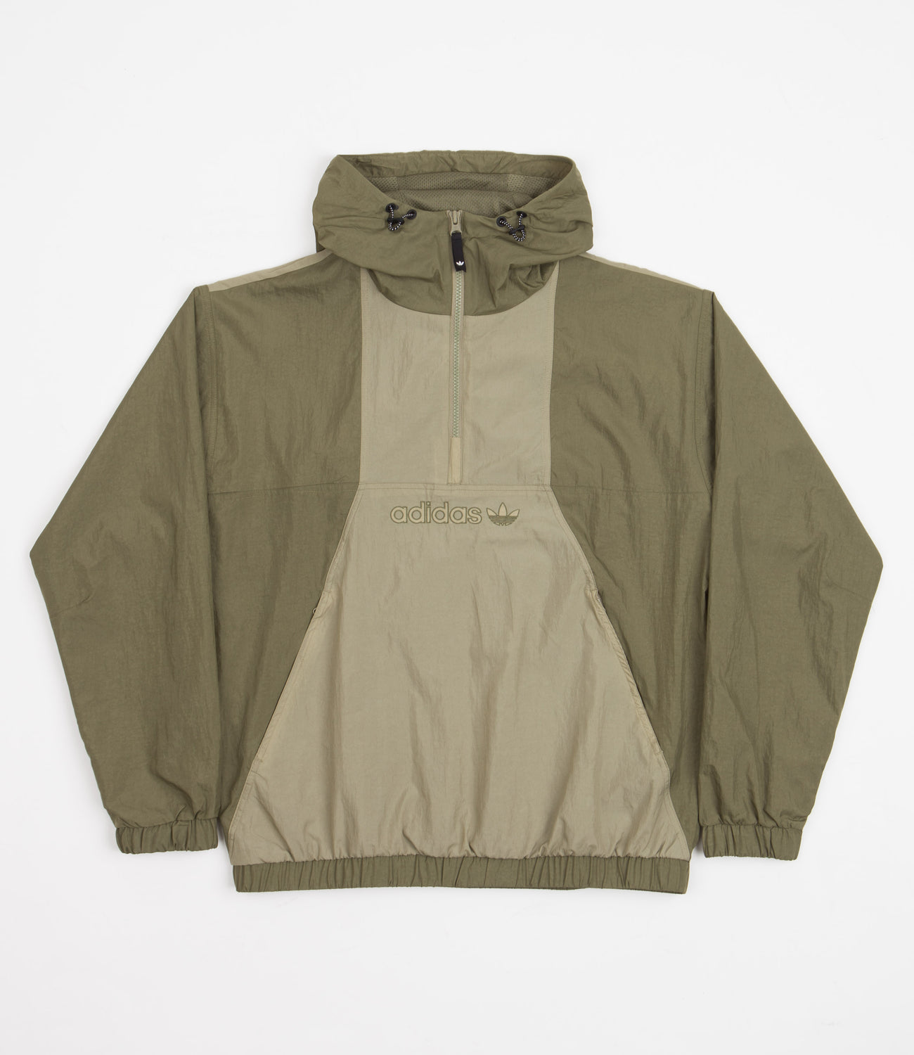 Adidas Skateboarding Anorak Windbreaker Focus Olive Orbit Green Flatspot