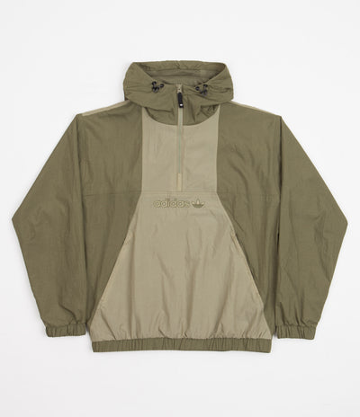 Adidas Skateboarding Anorak Windbreaker - Focus Olive / Orbit Green