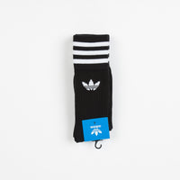 Adidas Solid Crew Socks - Black / White thumbnail