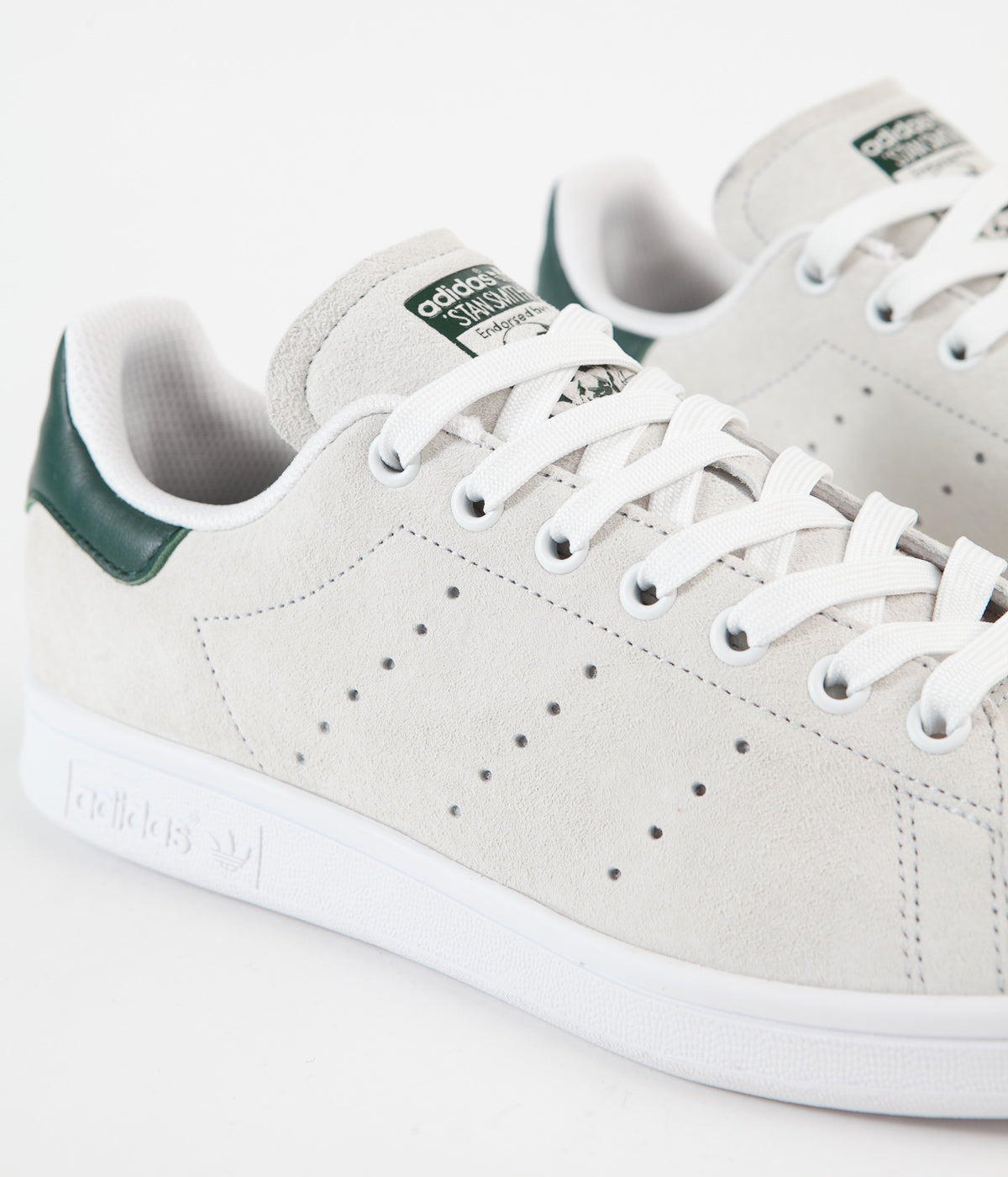 Adidas stan smith ftwr white  crystal white  collegiate green Clearance