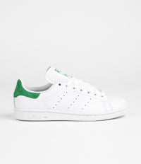 Adidas Stan Smith ADV Shoes - FTWR White / FTWR White / Green