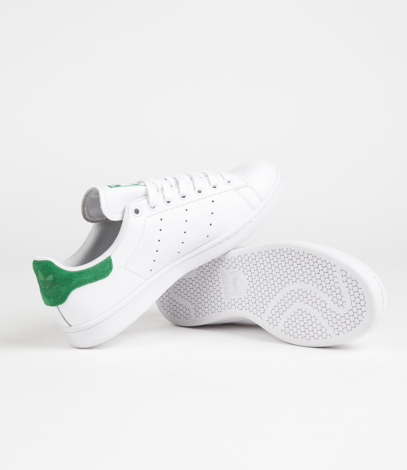 Adidas Stan Smith ADV Shoes - FTWR White / FTWR White / Green | Flatspot
