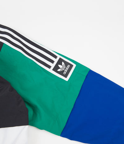 Adidas Standard 20 Jacket - Carbon / Collegiate Royal / Bold Green / White