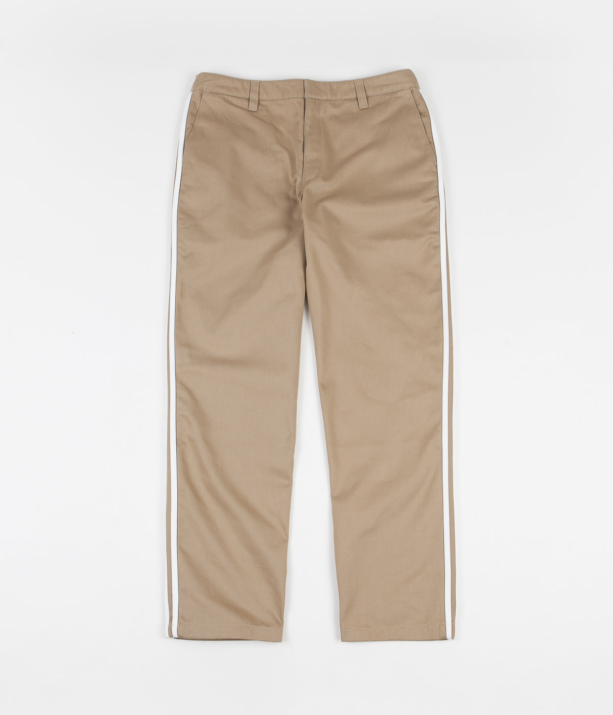 Adidas Striped Chino Pants - Hemp / White