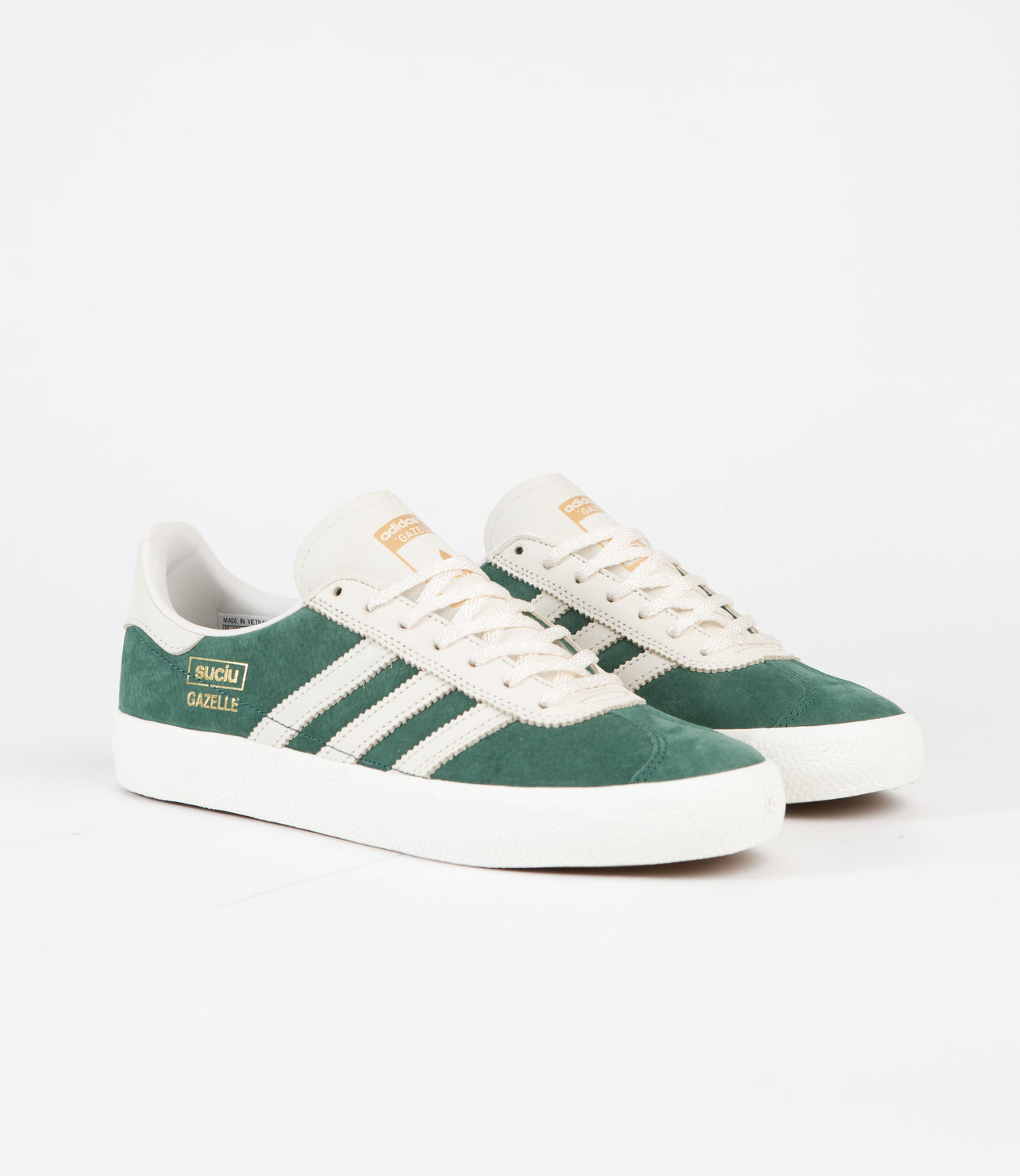 Adidas Suciu Gazelle ADV Shoes - Collegiate Green / Chalk White / Chal | Flatspot