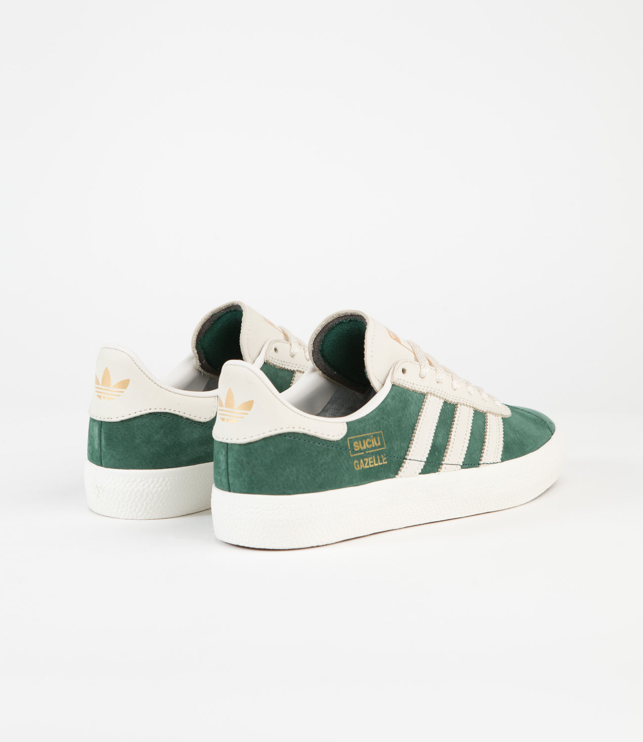 Adidas Suciu Gazelle ADV Shoes - Collegiate Green / Chalk White / Chal | Flatspot