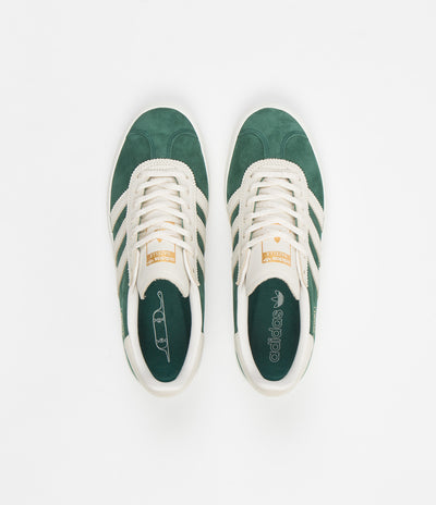 Adidas Suciu Gazelle ADV Shoes - Collegiate Green / Chalk White / Chalk White