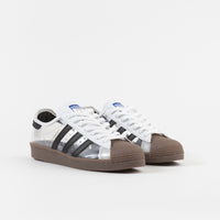 Adidas Superstar 80's 'Blondey' Shoes - White / Core Black / Gum thumbnail