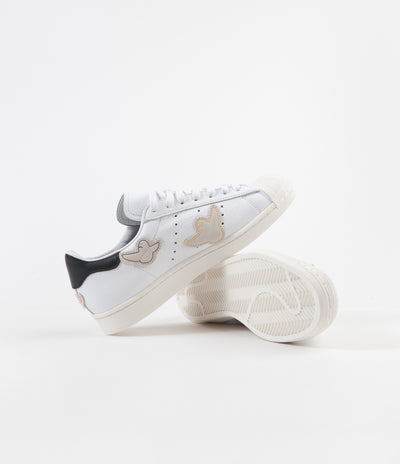 Adidas Superstar 80's 'Gonz' Shoes - White / Core Black / Chalk White