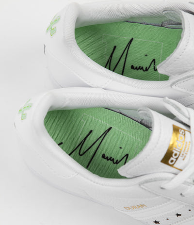 Adidas Superstar ADV 'Duran' Shoes - White / White / White