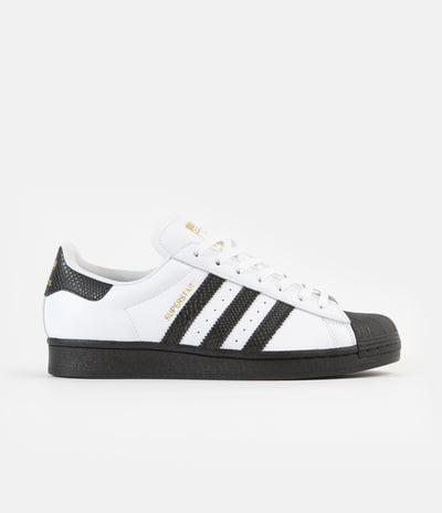 Adidas Superstar Adv Shoes - White / Core Black / Gold Metallic