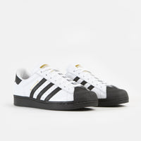 Adidas Superstar Adv Shoes - White / Core Black / Gold Metallic thumbnail