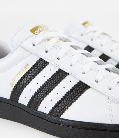 Adidas Superstar Adv Shoes - White / Core Black / Gold Metallic