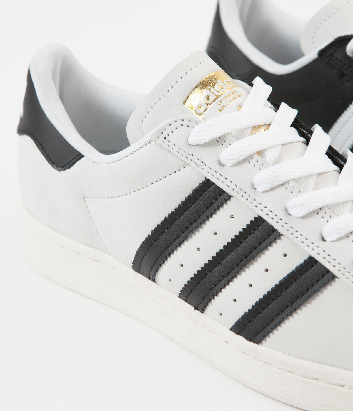 Adidas superstar 2 cheap black white gold