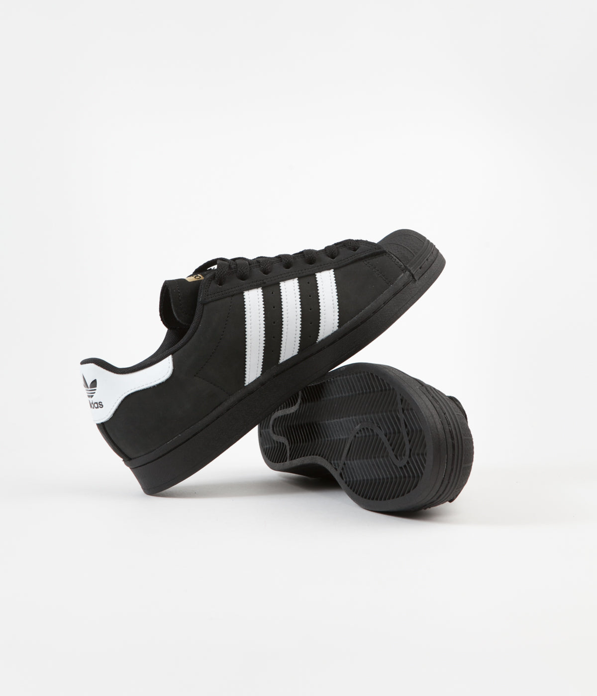 Adidas superstar black and white no gold Clearance