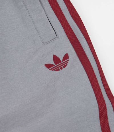 Adidas Superstar Track Pants - Grey / White / Team Victory Red