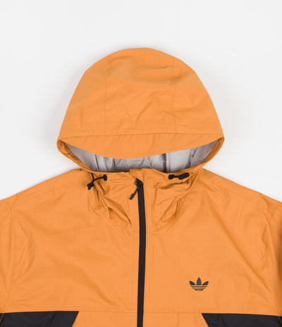 Adidas Tech Shell Jacket - Black / Focus Orange