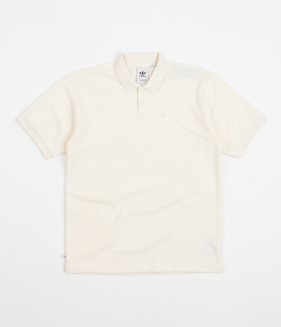Adidas Tennis Polo Shirt - Cream White / White