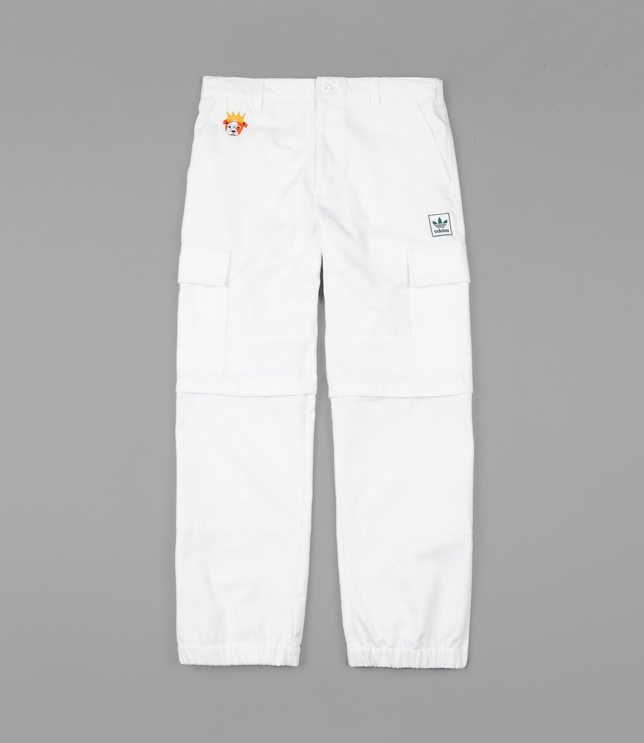 Adidas TJ Cargo Pants White Collegiate Green Flatspot