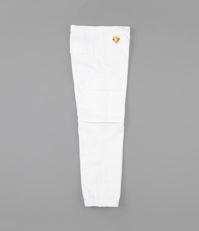 Adidas TJ Cargo Pants - White / Collegiate Green