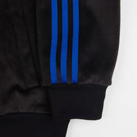 Adidas TJ Velour Jacket - Black / Bluebird / Gold thumbnail
