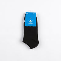 Adidas Trefoil Shoe Liner Socks - Black / Black / White thumbnail