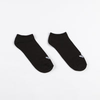 Adidas Trefoil Shoe Liner Socks - Black / Black / White thumbnail