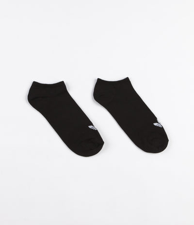 Adidas Trefoil Shoe Liner Socks - Black / Black / White