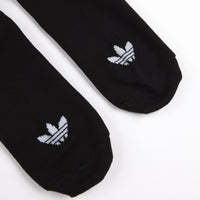 Adidas Trefoil Shoe Liner Socks - Black / Black / White thumbnail