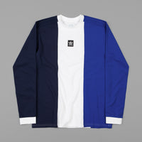 Adidas Tripart Long Sleeve T-Shirt - Collegiate Navy / White / Collegiate Royal thumbnail