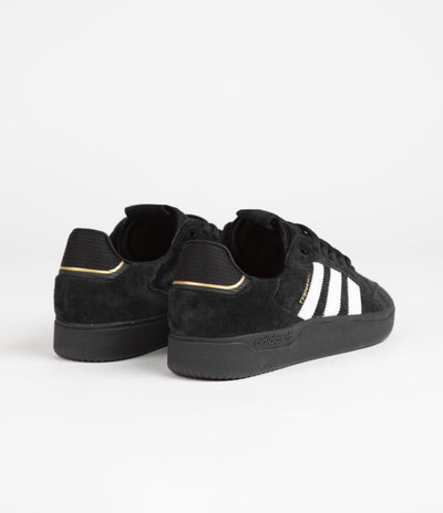 Adidas Tyshawn Low Shoes - Core Black / Cloud White / Gold Metallic