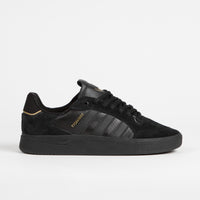 Adidas Tyshawn Low Shoes - Core Black / Core Black / Gold Metallic thumbnail