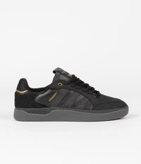Adidas Tyshawn Low Shoes - Core Black / Core Black / Gold Metallic / Core Black