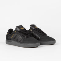 Adidas Tyshawn Low Shoes - Core Black / Core Black / Gold Metallic / Core Black thumbnail