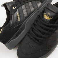 Adidas Tyshawn Low Shoes - Core Black / Core Black / Gold Metallic / Core Black thumbnail