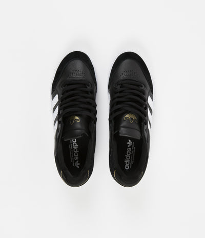 Adidas Tyshawn Low Shoes - Core Black / FTWR White / Gold Metallic